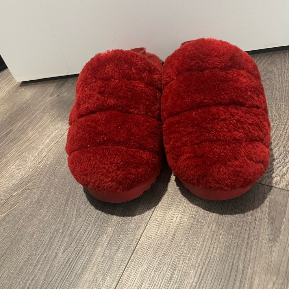 UGG Cozy Red Slippers